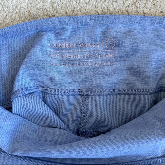Outdoor Voices Leggings Blue in Small - Picture 3 of 3
